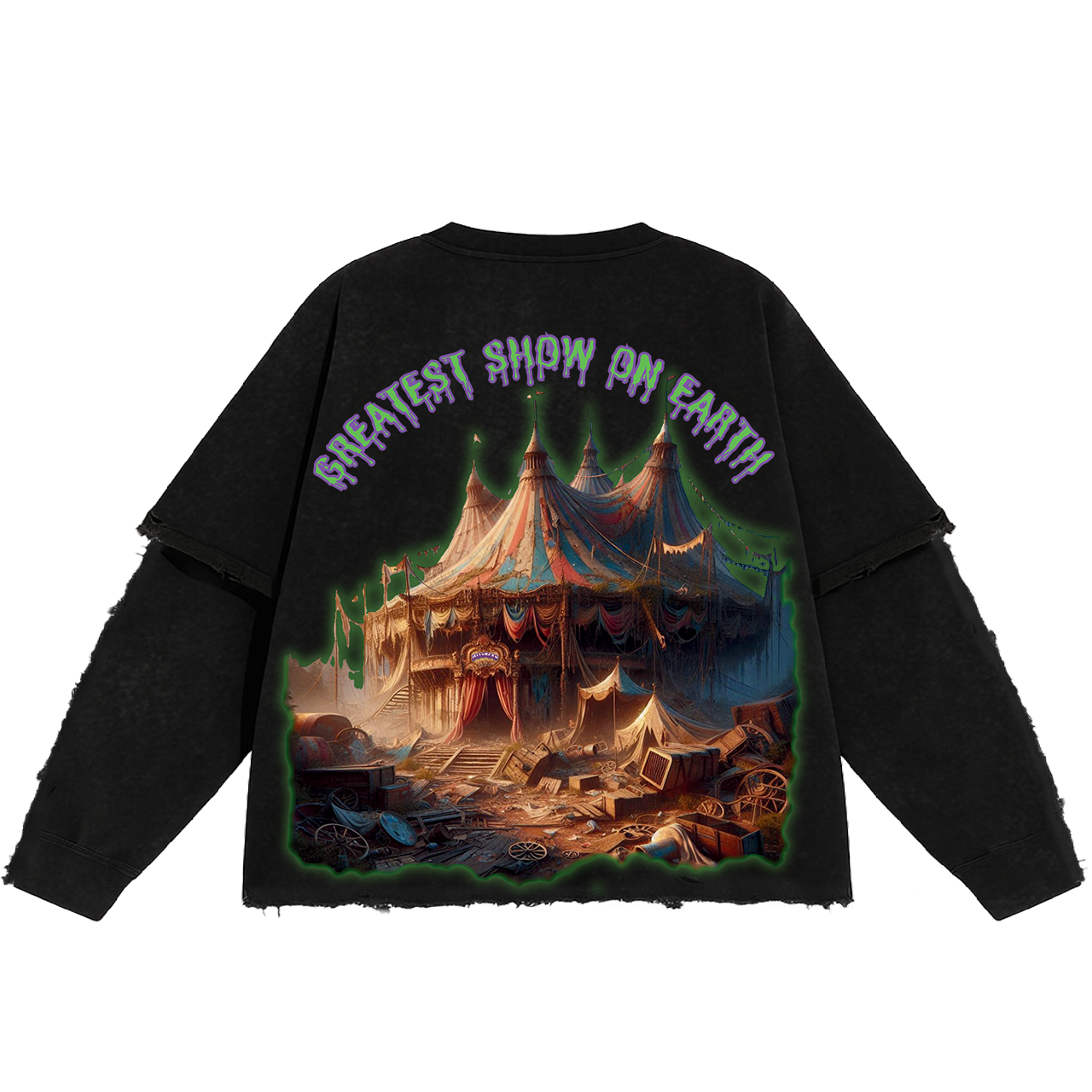 Circus Clown Long Sleeve T-Shirt