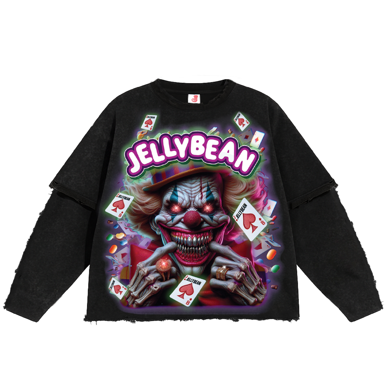 Circus Clown Long Sleeve T-Shirt