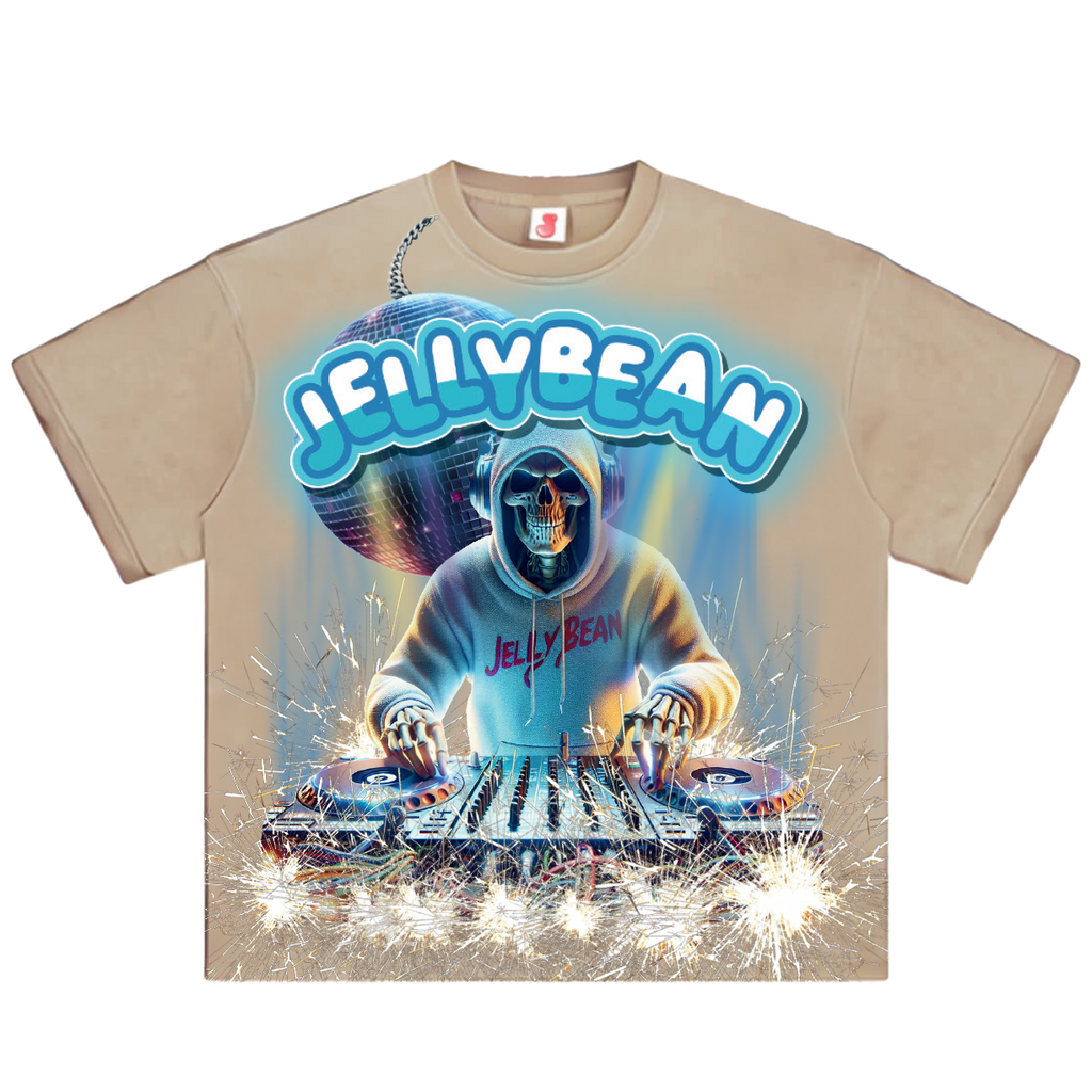 Skeleton AI DJ T-Shirt