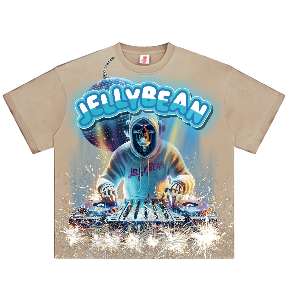 Skeleton AI DJ T-Shirt