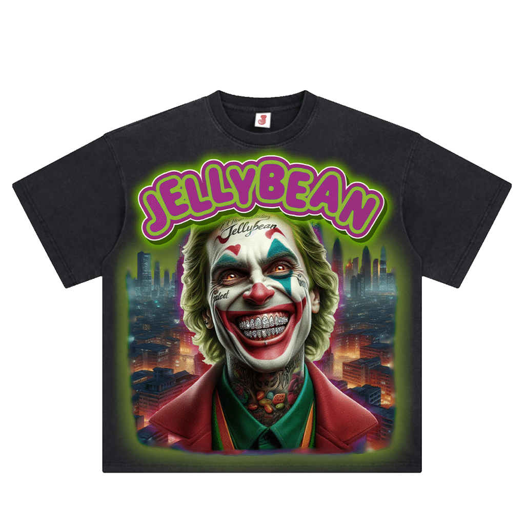 Distressed Clown T-Shirt - Glow in the Dark