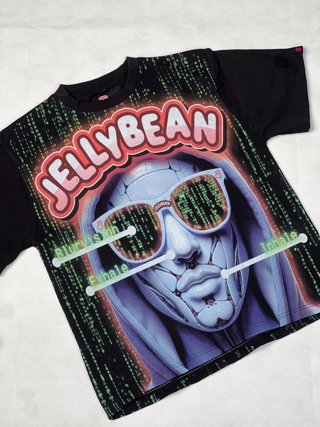 Jellybean Matrix T-Shirt - Glow in the Dark