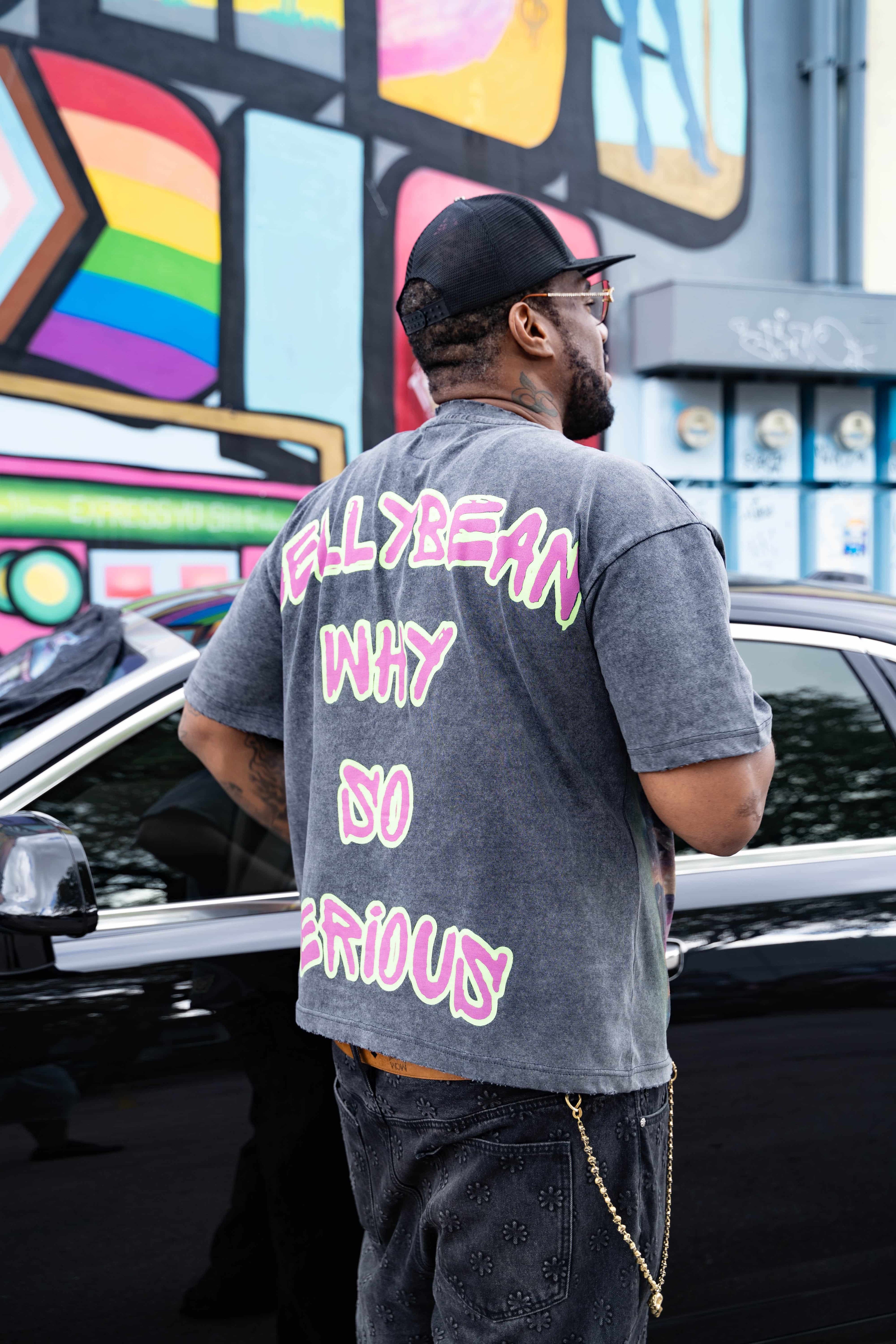 Distressed Clown T-Shirt - Glow in the Dark