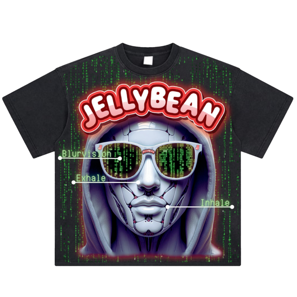 Jellybean Matrix T-Shirt - Glow in the Dark