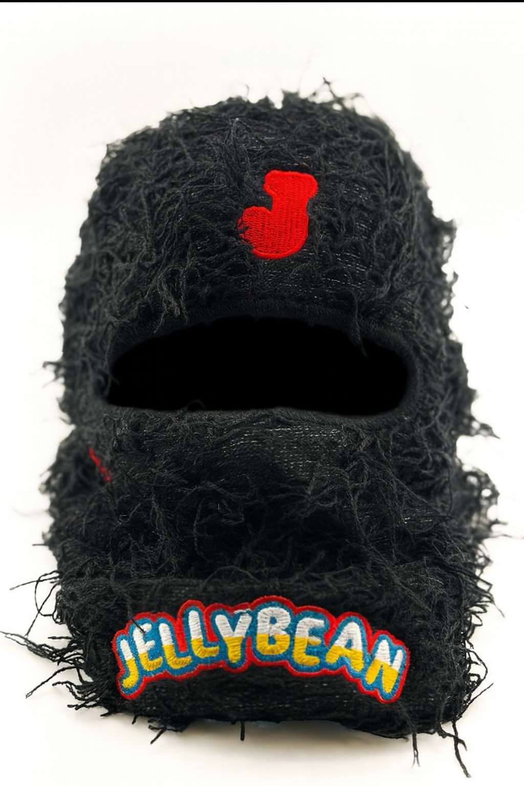 Woven Shiesty Mask with Jellybean Tear Drop