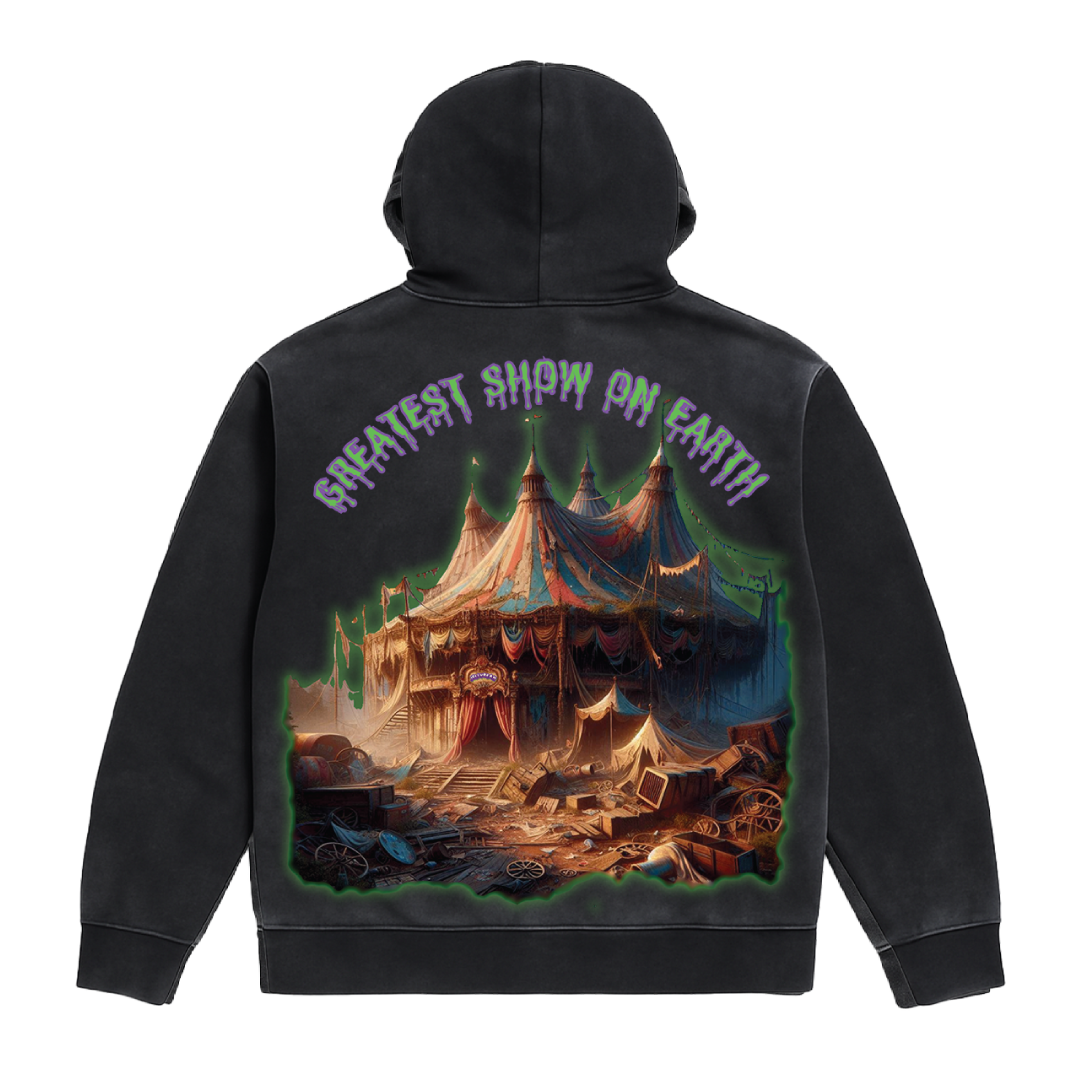 Circus Clown Pullover Hoodie