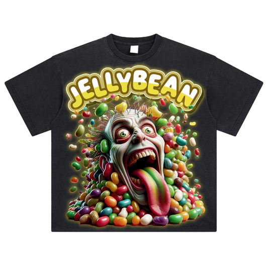 Nasty Bean Jellybean T-Shirt - Glow in the Dark