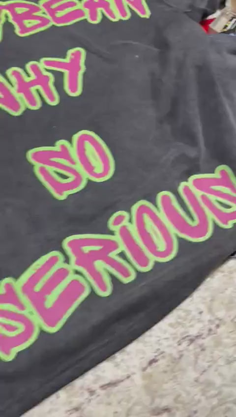 Distressed Clown T-Shirt - Glow in the Dark